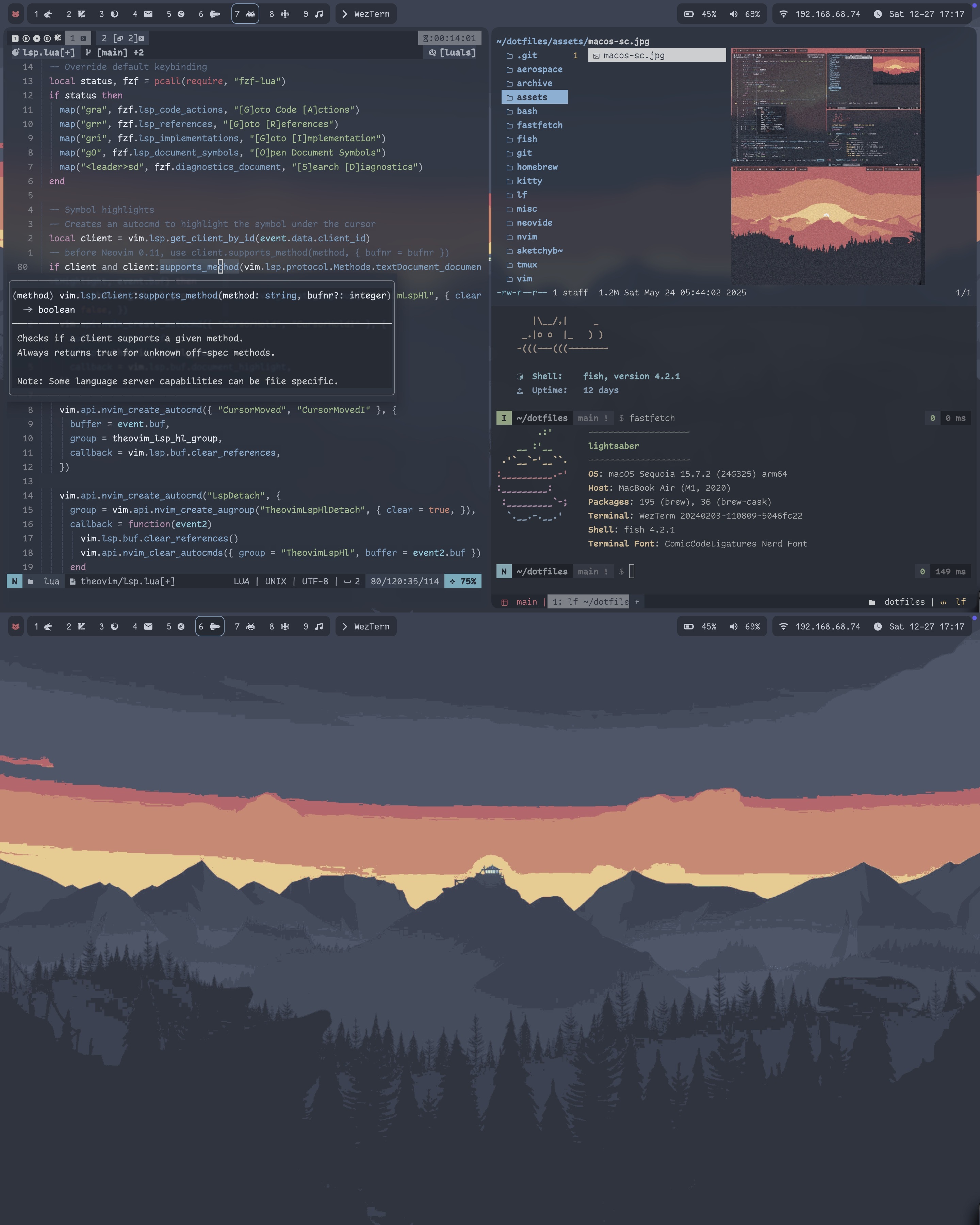 the font is Comic Code