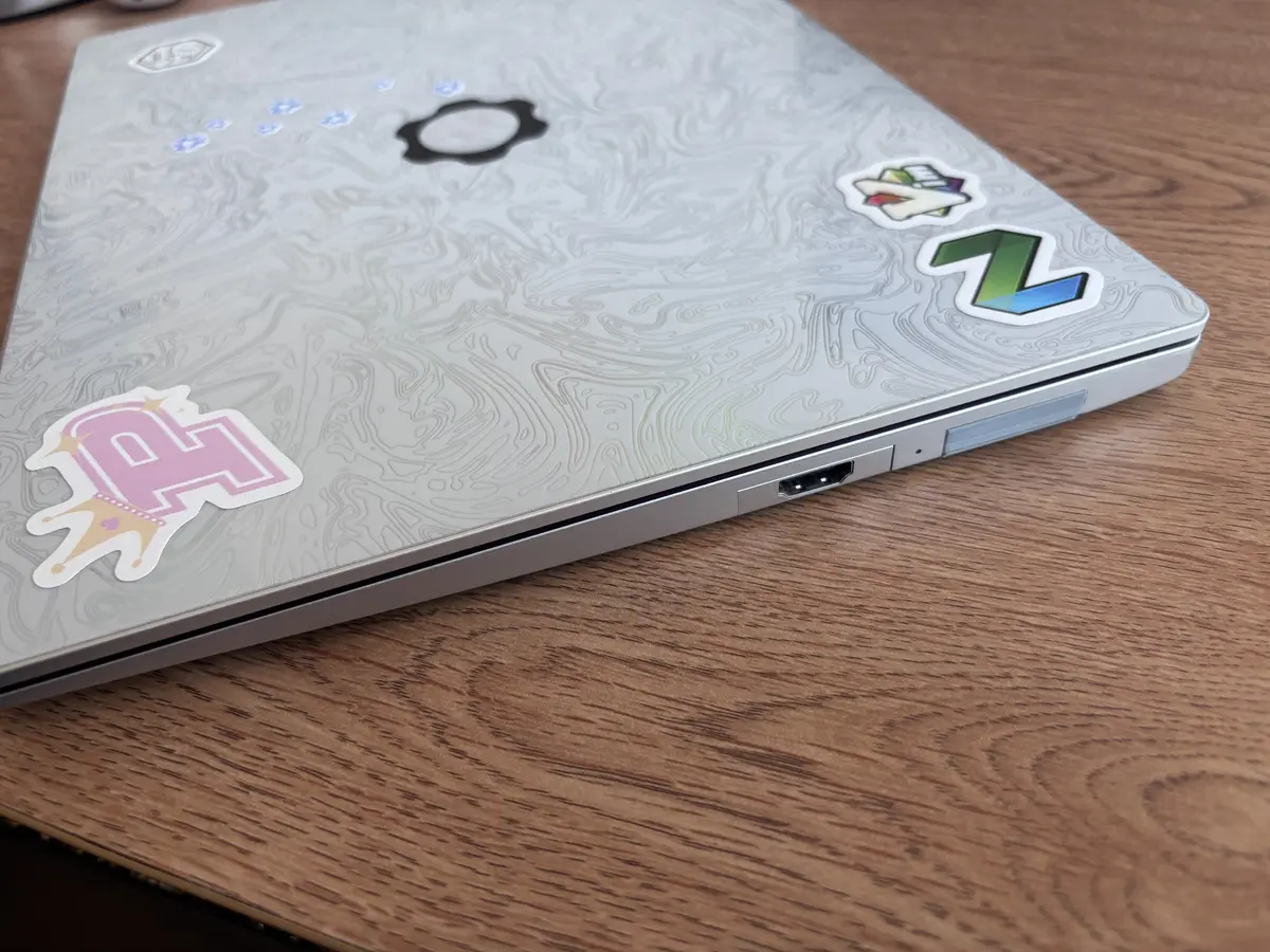 Installed Card from the Side Angle
